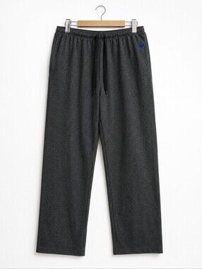 U.S. Polo Assn. Men's Large Charcoal Gray Lounge Pants Drawstring Pajama Sleep